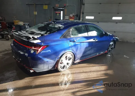 2023 Hyundai Elantra N из США, поврежденный, VIN KMHLW4AK7PU010378